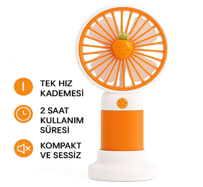 Orvexa BreezeMini™ El Tipi Taşınabilir Vantilatör