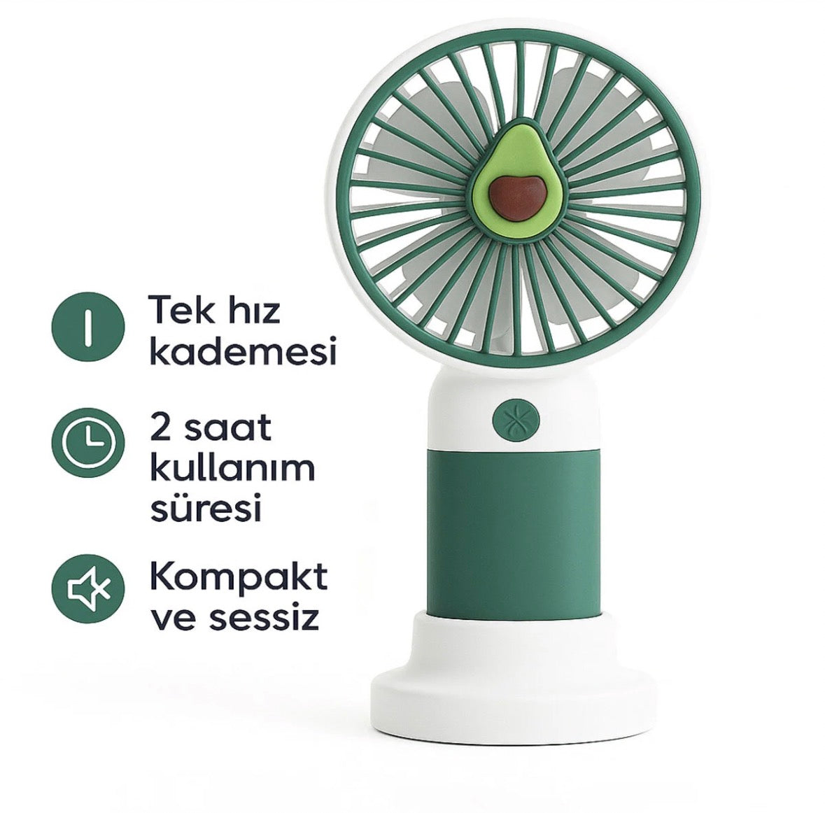 Orvexa BreezeMini™ El Tipi Taşınabilir Vantilatör