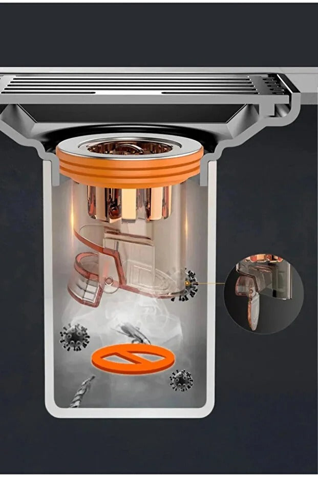 Orvexa™Koku Önleyici Çekvalfli Lavabo Banyo Gider Adaptörü Geri Akış ve Haşere Engelleyici
